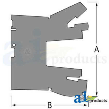 A & I PRODUCTS Floor Mat 0" x0" x0" A-CFM435